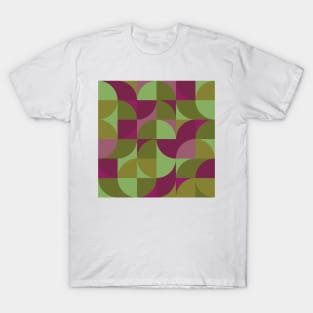 Modern Geometric (Mangosteen) T-Shirt